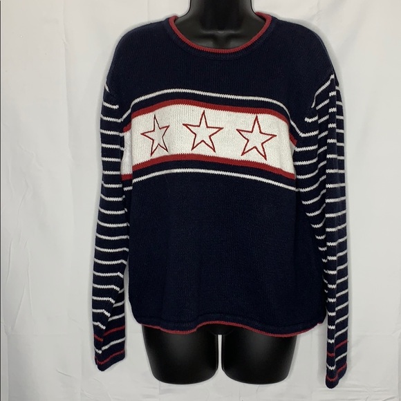 Christopher & Banks Sweaters - Christopher & Banks slightly cropped Star sweater